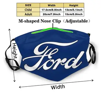 Klasičen Avto Logotipi: Ford Proti Prahu S Filter Za Moške, Ženske Stroj Črne Maske Klasičnih Avtomobilov Logotip Ameriški Avto Detroit