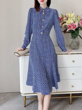 Kraljevsko Razkošje Meri Kristalno Gumbi 16 MM Svilena Načrt Elegantno Obleko 2020 Novih Zbirk