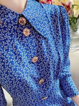 Kraljevsko Razkošje Meri Kristalno Gumbi 16 MM Svilena Načrt Elegantno Obleko 2020 Novih Zbirk