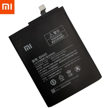 Original Baterija BN40 BN42 BM49 BM50 BM51 Za Xiaomi Redmi 4 Pro Prime 3G RAM 32 G ROM Izdaja Redrice 4 Redmi4 Mi Max Max2 Max3