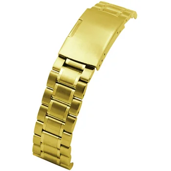 18 mm 20 mm 22 mm 24 mm iz Nerjavečega Jekla, Trak Univerzalni Kovinski Watch Band Watch Zapestnica Črna Srebrna Rose Gold