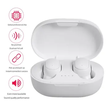 A6S Slušalkami Bluetooth Za Brezžično Čepkov 5.0 TWS Slušalke šumov Mikrofona