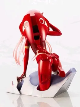 DRAGA v FRANXX anime številke Nič Dveh 16 cm rdeča oblačila dekleta PVC dejanje slika toy Model Igrače Seksi Dekle, Zbirka Lutk