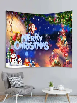 WOSTAR Vesel Božič Velike Stene Tapiserija, Poceni Hipi Mandala steno odejo za dom ozadju dekorativne stenske Tapiserije