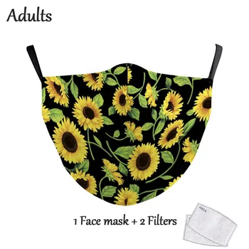 Vrhnja Tkanina Masko za enkratno uporabo za Odrasle Stroj Usta Kritje Maska Zaščitna PM2.5 Windproof Maske Moda Print Masko Mascarillas
