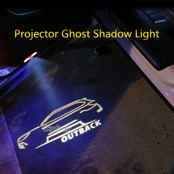 2 Kos Za SUBARU OUTBACK (2012-2020) Avto LED Vrata opozorilna Lučka Projektor Duha Sence Svetlobe Dobrodošli Svetlobe