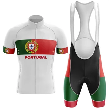 2020 Portugalska Strokovno Jahanje Bo Ustrezala Mountain Bike Dirke Poletje Ropa Ciclismo Hombre Oblačila Kolesarski Dres Komplet
