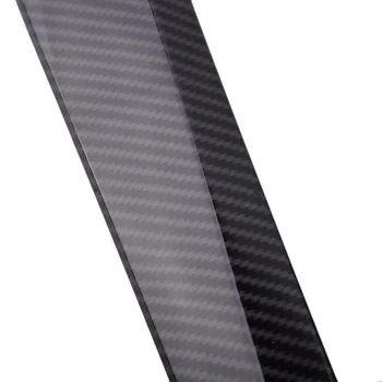 ABS 2pcs Ogljikovih Vlaken Slog nadzorno ploščo za Zaščito Plošča Trim Kritje Primerna za BMW Serije 3 G20 G21 2019-2020