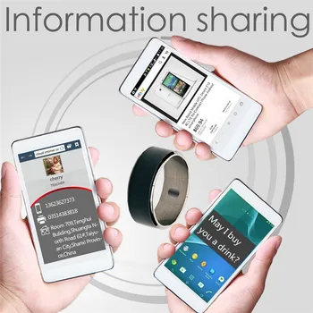 EDAL Smart Obroč neprepustna za visoke hitrosti NFC Elektronika Telefon z androidom in wp telefone majhne čarobni prstan