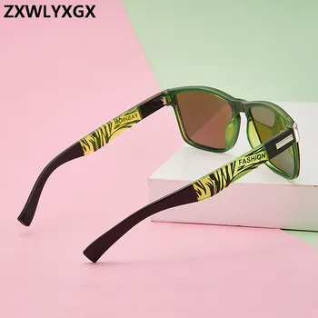 Vintage Kvadratni Okvir Šport Moških sončna Očala blagovne Znamke Oblikovalec Polarizirana sončna Očala Prostem Vožnje Sunglass UV400 Oculos