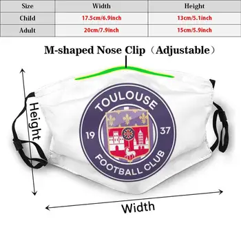 Toulouse Evro Klub Za Odrasle Otroci Pm2.5 Filter Diy Masko Francija Evro Lige Nogomet
