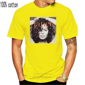 Janet Jackson Janet Srajce Moške O Vratu Bombaž Tshirt