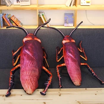 Ščurek, Plišastih Otroške Igrače Ustvarjalne Simulacija 3D Insektov Blazino Blazine Smešno Igrače Čudno Darilo za Rojstni dan za otroke