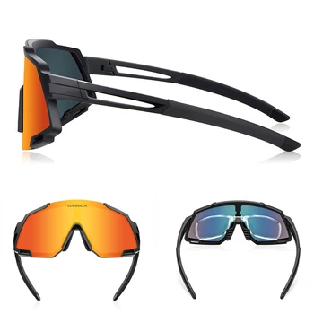 NEWBOLER Polarizirana Športnih Moških sončna Očala Cestna Kolesarska Očala Kolo Gorsko Kolo Jahanje Zaščito zaščitna Očala, Očala 5 Objektiv