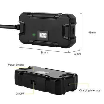 Brezžični Endoskop Kamera, WiFi Borescope Pregled 5,5 mm 2.0 MP HD Nepremočljiva Pregled Kača Kamera za Android in iOS Tablet