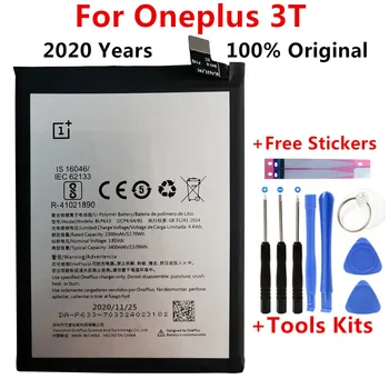 Original NOVO za Oneplus 3T Baterije Visoke Kakovosti 3400mAh BLP633 Zamenjava za Oneplus Tri T Pametni telefon+ Baterija