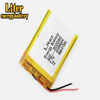 3,7 V litij-polimer baterija 033040 303040 450mAh MP3, MP4, GPS litijeve baterije majhne stereo GPS