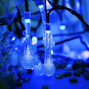 LED Niz Luči in Spusti Vodo 2M 20Balls Božični Luči RGB / bela / Topla Bela Sončne Luči