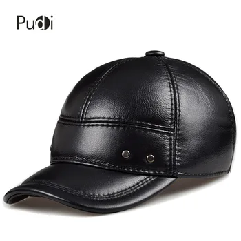 HL102 pravega usnja moške baseball kapa klobuk CBD visoke kakovosti moške pravo usnje odraslih trdna nastavljiv moški klobuki, kape