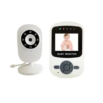 2,4 GHz Brezžični Digitalni Baby Monitor z Visoko Ločljivostjo za 2,4 palčni Zaslon Night Vision VOX(Voice Control) Auto Wake-up za Glasbo