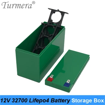 Turmera 32650 32700 Lifepo4 Baterije Škatla za Shranjevanje s 1x4 Nosilec za 12V 7Ah Neprekinjeno Napajanje in E-kolo Baterijo Uporabljajte
