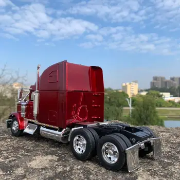 26 cm 1:32 Ameriški Prikolico glavo tovornjak model dostavna vozila kažejo, Tematski dodatki avto vozil promet prevoz zaslon igrače darila
