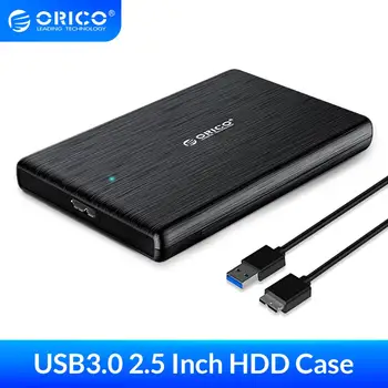ORICO 2.5-Palčni HDD Primeru USB3.0 Mikro B / USB3.1 Tip-C Zunanji Trdi Disk, Disk, Ohišje za HDD SSD Podporo UASP SATA III