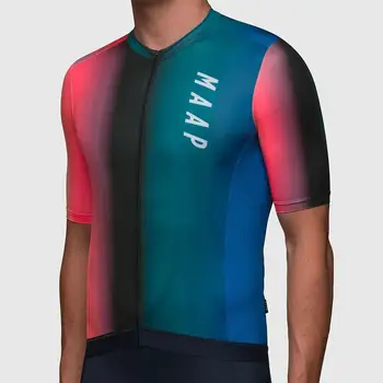 2020 NOVO MAAP Mtb Kratek Sleeve Kolesarjenje Jersey Barva Mens Kolo Majica Ropa Ciclismo Hombre Maillot Izposoja Enotno Pro Team