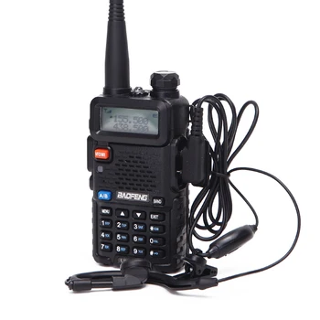 2Pcs BaoFeng UV-5R 10km Walkie Talkie VHF/UHF 136-174Mhz/400-520Mhz Dual Band CB radio, nastavite uv-5r Prenosni Walkie talkie uv5r