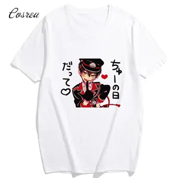 Anime Wc-Zavezuje Hanako-kun Majica T-Shirt Nene Yashiro Cosplay Kostum Hanako kun Poletje T shirt Tees Disfraz ženska Oblačila