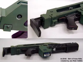 Brezplačna dostava za 1:1 obsega Tujec 3 orožja M41 - pulse puška 3 d papirja model DIY igrače za božično darilo