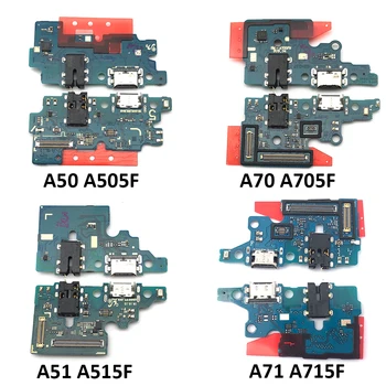 10pcs/veliko , USB Polnjenje Dock priključek za Polnilnik Priključek Za Samsung Galaxy A21 A12 A21S A40 A01 A11 A31 A41 A51 A71 A50 A70 20S A70S