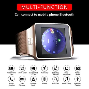 Bluetooth DZ09 Pametno Gledati Relogio Android pametne ure telefon fitnes tracker reloj Pametne Ure subwoofer ženske moški 2020
