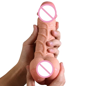 Realističen Penis Enlarger Rokav z Muco Ponaredek Rit Moški Masturbator Ženske Masturbator Pravi Vibrator za Pare, gay Sex Igrače