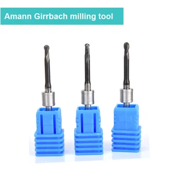 Amann Girrbach zobni bur,3pcs /en niz ,DLC rezkanje orodje za cirkonij blok premera 0,6 mm/1,0 mm/2,5 mm
