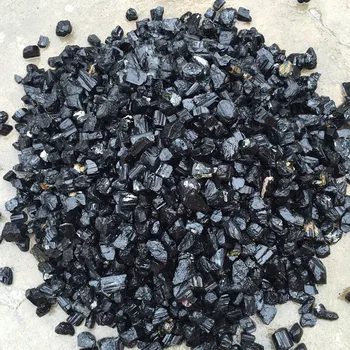 3pcs Raw Črni Turmalin Mineralnih Vzorcu Čakro, Kristali in kamni Metafizične čiščenje zraka za zdravilni kamen