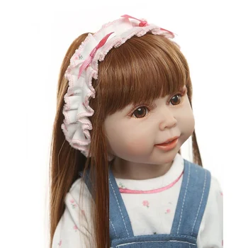 JULIJA JE PESEM 45 CM Prerojeni Baby Doll Igrača Polni Silikona Telo Realne Baby Doll Z Malček Rojstni dan Darila Baby Kopel Igrače Za Otroke