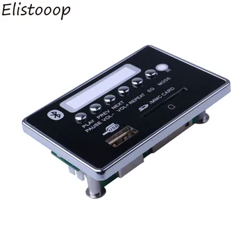 Elistooop USB FM Aux Radio, MP3 Predvajalnik, vključen Avto, USB, Bluetooth Hands-free MP3 Dekoder Odbor Modul za Daljinski upravljalnik Za Avto