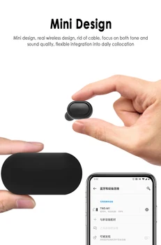 Novo TWS Slušalke Brezžične Bluetooth Slušalke Za Redmi Airdots Brezžični Čepkov šumov Mikrofona Za Xiaomi Huawei Honor