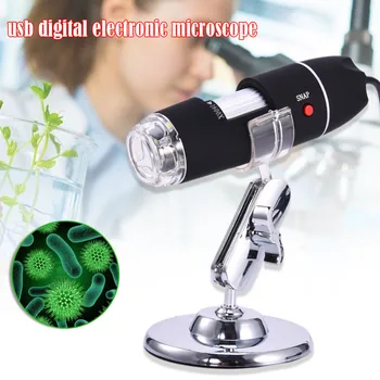 Mega slikovnih Pik 500X 1000X 1600X 8 LED Digitalni USB Mikroskop Endoskop Fotoaparat Microscopio Lupo Elektronski Mikroskop W/ Stojalo