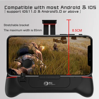 G2 Bluetooth PUBG Gamepad Krmilnika L1R1 Sproži Z Hladilni Ventilator Igre Palčko Grip Držalo Za IOS (Iphone, Android Mobilni Telefon
