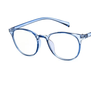 2020 Trendy Oči Ženske Očal Okvir za Moške Vintage Retro Krog Oči Očala Clear Leče, Optični Spektakel Okvir Prozorno Roza