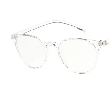 2020 Trendy Oči Ženske Očal Okvir za Moške Vintage Retro Krog Oči Očala Clear Leče, Optični Spektakel Okvir Prozorno Roza