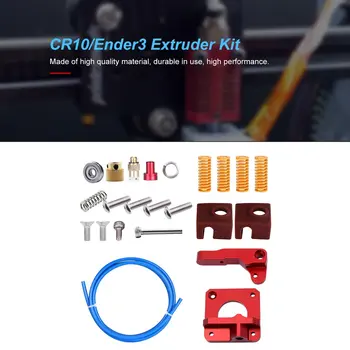 Visoka Kakovost CR10/Ender3 Iztiskanje Set za 3D Tiskalnik CR10/Ender3 Iztiskanje + PETG Cev + Spomladi + Silikonski Rokav Pokrov