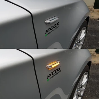 2Pcs E46 E36 E90 E91 E60 E61 E81 E82 srebrna bela LED STRANI REPETITORJEV LUČI luči ZA BMW E87 E88 E92 E93 X1 (E84 X3 E83 X5 E53