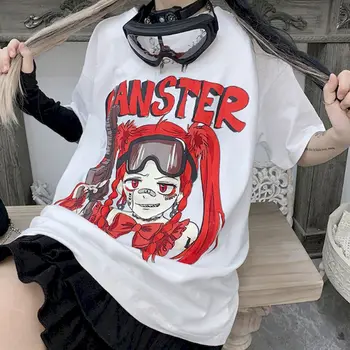 NiceMix risanka graphic tee tshirt ženske grafiti tshirt dekle slike t srajce poletje vrhovi plus velikost majice anime nekaj oblačil