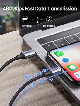 Razhroščevalne simbole MFi USB C do Strela Kabel za Mini 12 12 Pro Max 8 PD 18W 20W Hitro Polnilnik Podatkovni Kabel za iPad, Macbook Pro USB C Kabel