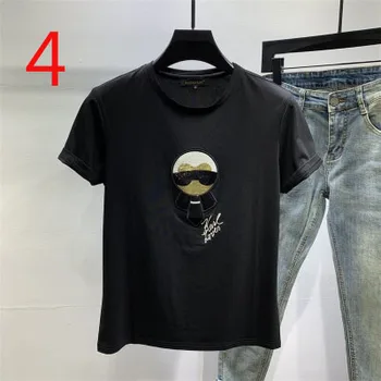 2020summer t-shirt za moške telo majica barva bombažne obleke dno majica pol rokav tide