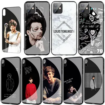1D Louis Tomlinson, Kaljeno Steklo Kritje za iPhone 11 Pro XR X XS Max 7 8 6 6s Plus 5S SE 2020 Primeru Telefon