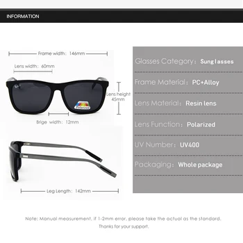 2020 Novih Moških polarizirana sončna Očala Ženske blagovne Znamke Vožnjo sončna Očala Ogledala Očala Modni Moški Ženski Motnega Stekla UV400